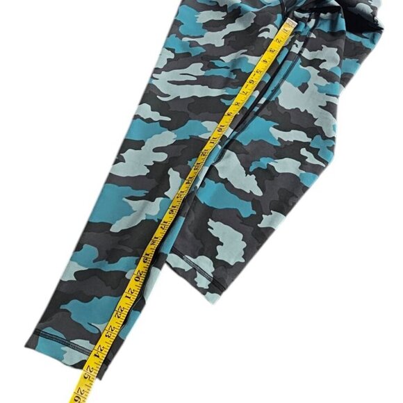 Lululemon Wunder Train High-Rise Tight 25" Heritage 365 Camo Tidewater Teal, 8 - Picture 5 of 9